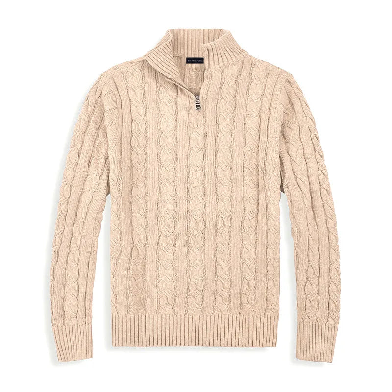 Castello | Old Money Half Zip Quarter Sweater