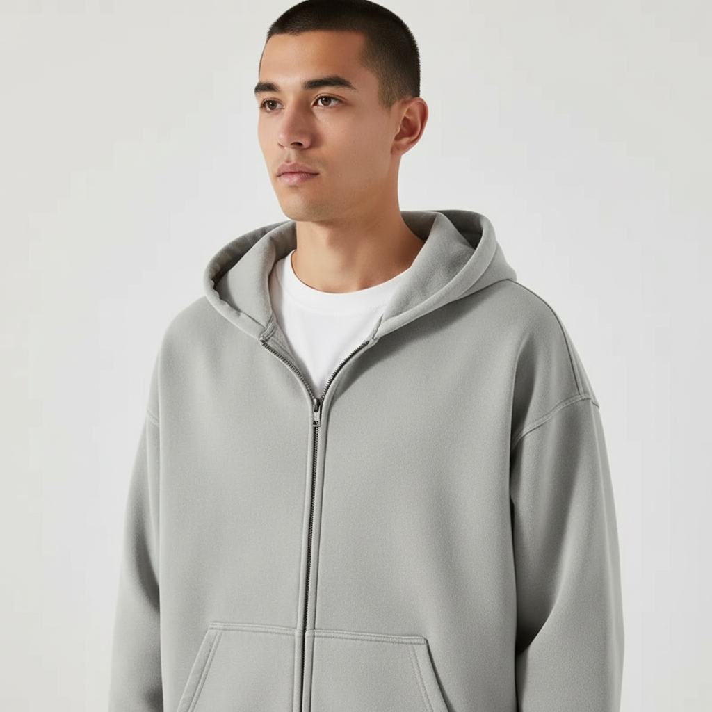 Skye Men’s Zip-Up Hoodie – Casual Hooded Sweatshirt with Comfortable Fit
